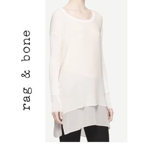 Rag & Bone Daria tunic in Vanilla
